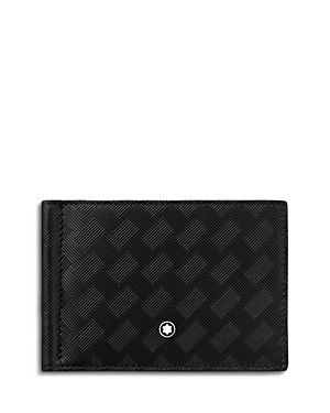 Shop Montblanc Extreme 3.0 Leather Money Clip Wallet In Black
