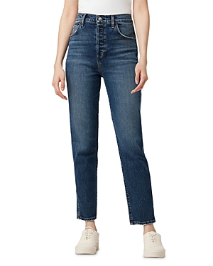 Joe's Jeans The Raine High Rise Ankle Straight Jeans In Butter Cup