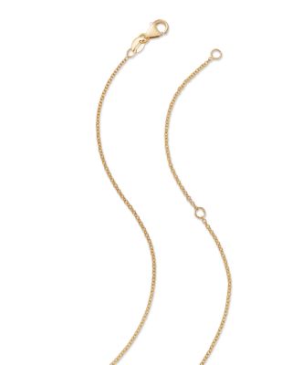 Diamond Cross Pendant Necklace in 14K Yellow Gold, 0.30 tcw