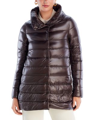 Amelia Stand Collar Down Puffer Coat