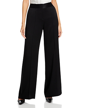 Kobi Halperin Andi High-rise Wide-leg Pants In Black