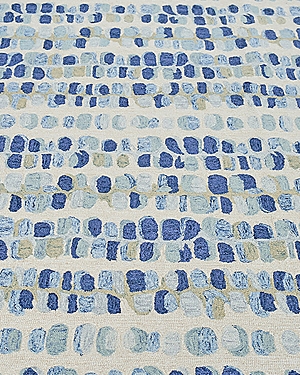 Exquisite Rugs Colorplay 6506 Area Rug, 8' X 10' In Navy/beige