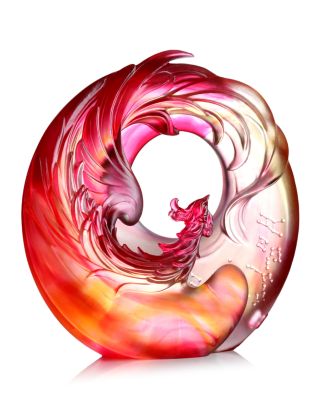 The Heart Points To The Future Vermillion Bird Illuminate Crystal Figure