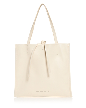 Proenza Schouler White Label Twin Nappa Leather Tote In Ivory