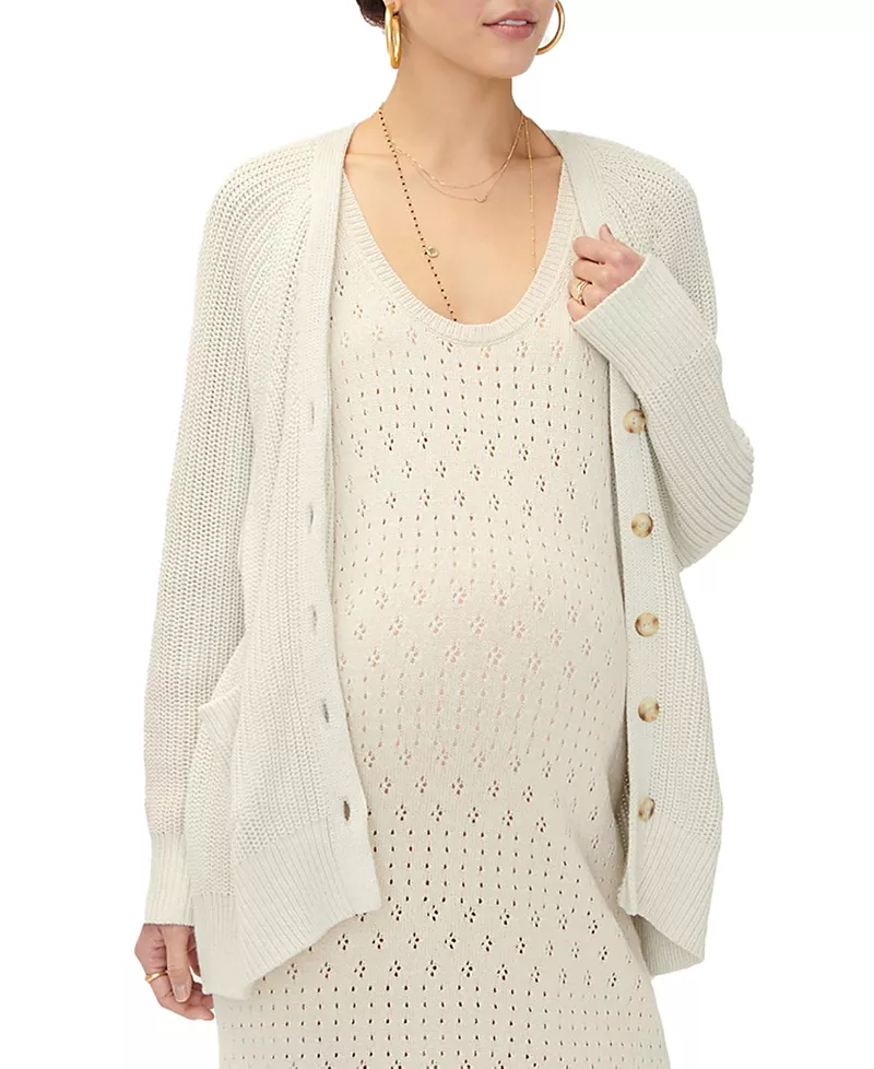 Hatch Collection Maternity Nursing Friendly Marlow Cardigan