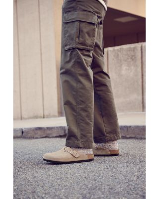 Men&#39;s Boston Clogs in Taupe