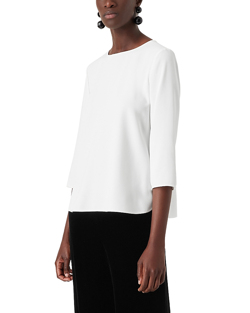 ARMANI COLLEZIONI ENVER SATIN BLOUSE