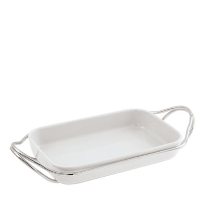 Küchenprofi Provence Rectangular Baking Dish, Green/white Interior, 36 X 22.5 X 7.5 Cm, Ceramic, Oven Mould, Baking Dish, Baking Tray, Bread Baking Dish, Oven-safe Up To 260 °C, Also Suitable For