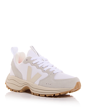 Shop Veja Women's Venturi Low Top Sneakers In White/pierre/natural