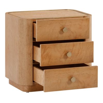 Abigail Birdseye Maple Nightstand in Natural
