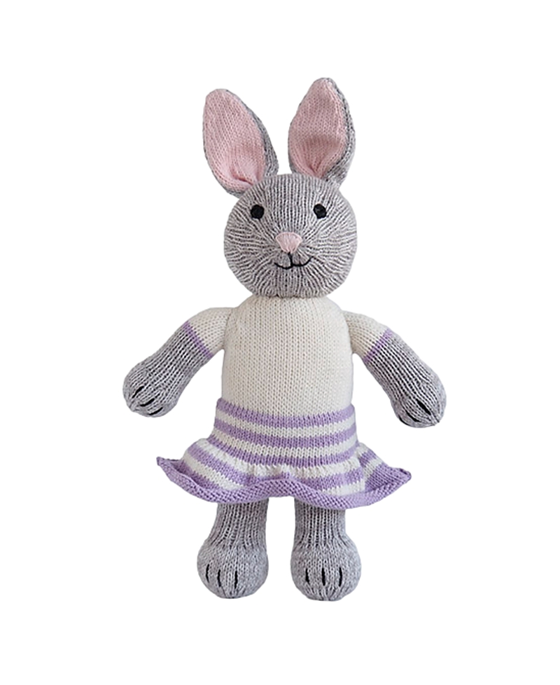 Melange Collection Knit Cotton Bunny In Skirt - Ages 0+