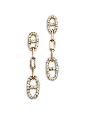 Bloomingdale's Diamond Link Drop Earrings in 14K Yellow Gold, 1.0 ct. t.w.