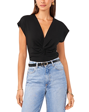 VINCE CAMUTO TWIST FRONT KNIT TOP