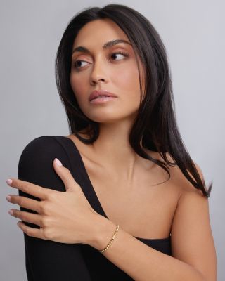 Caviar Gold Collection 18K Gold Beaded Bracelet, 4mm