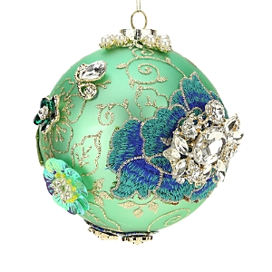 Mark Roberts King's Jewel Ball Ornament In Green