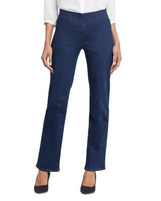 Nydj Bailey Relaxed Straight Pull On Jeans