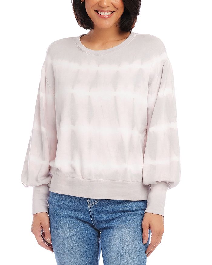 Tie dye sales puff sleeve sweatshirt
