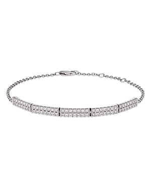 Bloomingdale's Diamond Link Bracelet In 14k White Gold, 1.0 Ct. T.w.