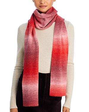 Aqua Space Dye Knit Scarf - 100% Exclusive In Red