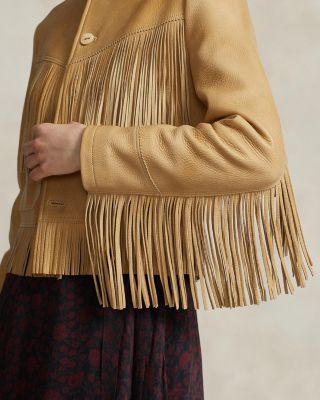 Fringed Leather Jacket