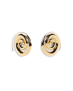 Shop Cult Gaia Cassia Spiral Threader Earrings In Gold