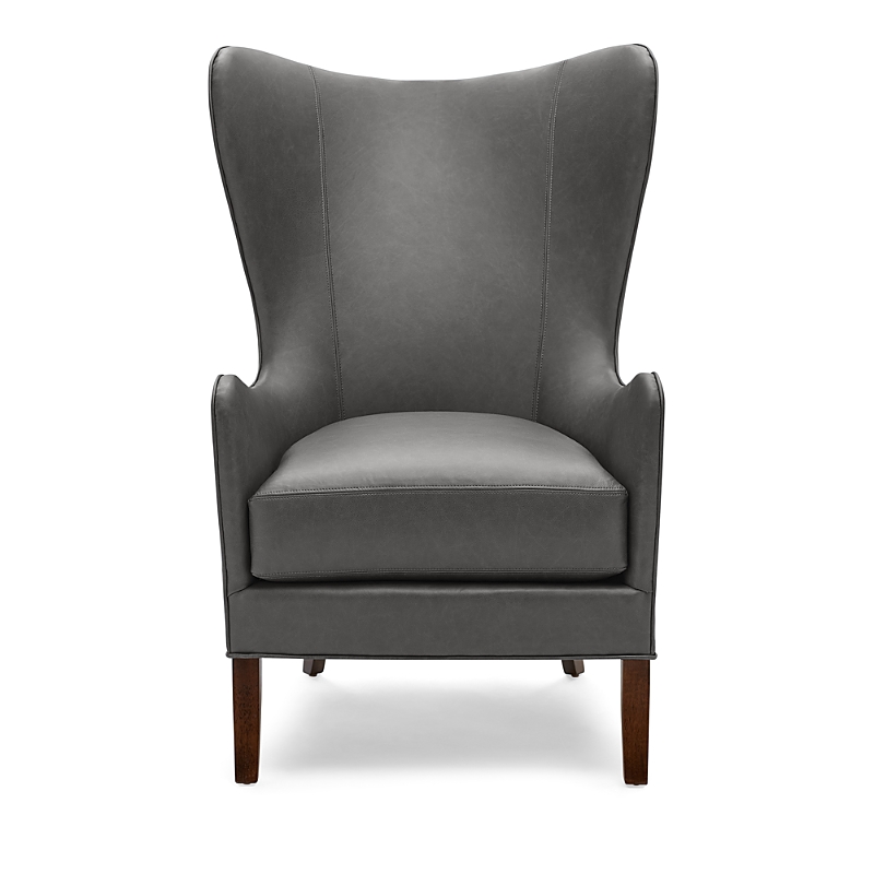 Massoud Mckinney Wing Chair In Saloon Fossil