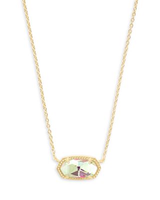 Elisa Pendant Necklace in 14K Gold Plated, 15"