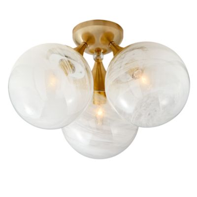 AERIN - Cristol Large Triple Flush Mount