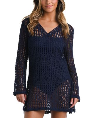 Waverly Crochet Swim Cover Up Tunic