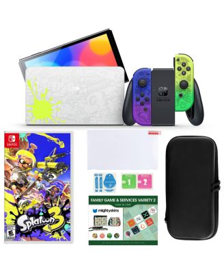 Nintendo Switch Splatoon 3 Bundle with Game, Voucher, and