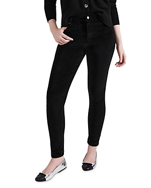 Gia Velvet Jeans in Black