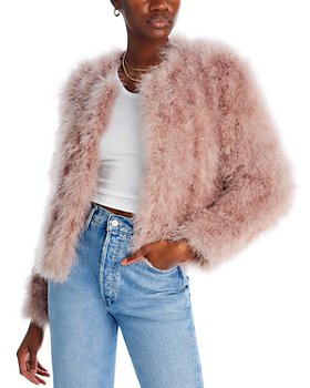 Love Token Theodore Faux Fur Jacket in Hot Pink | Formal Gowns & Casual Wear for Women