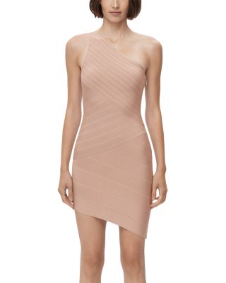 Asymmetric One Shoulder Mini Dress