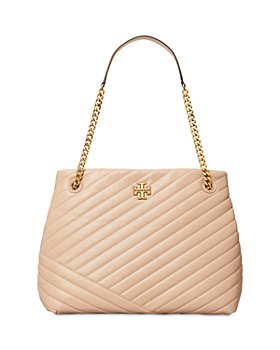 Leather handbag Tory Burch Beige in Leather - 24955707