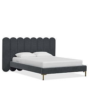 Sparrow & Wren Patton Panel Bed, Twin In Lewis Carbon