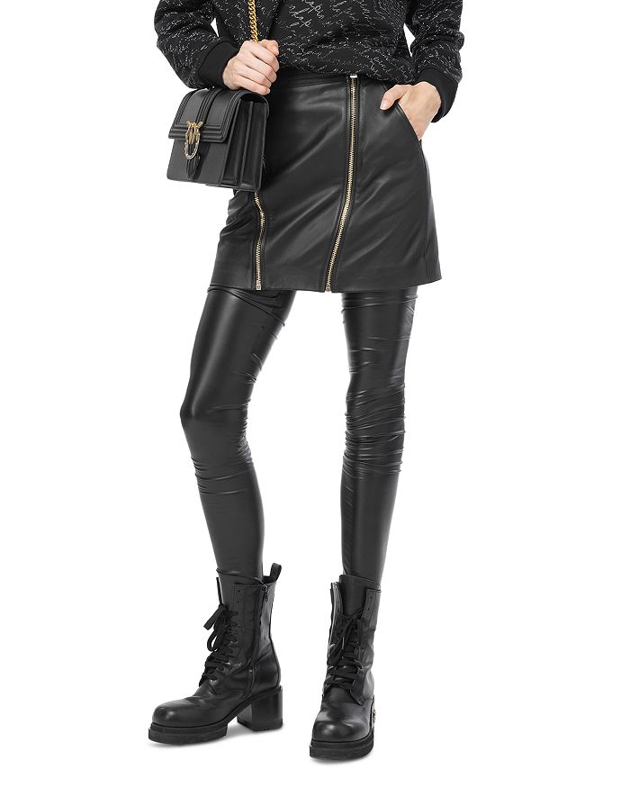 Leather mini skirt bloomingdale's 2025