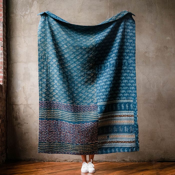 Anchal Kantha Throw Quilt Bloomingdale s