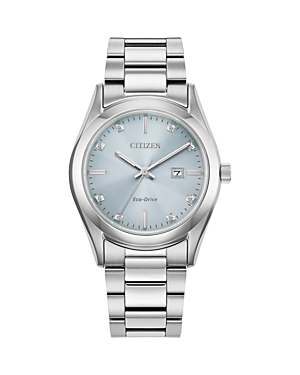 Shop Citizen Eco-drive Sport Luxury Watch, 33mm In Blue/silver