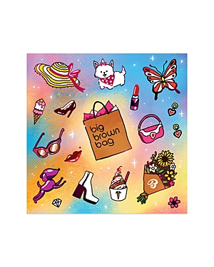Apply Bloomingdale's Big Brown Bag Commemorative Sticker Set - 100% Exclusive In Multi