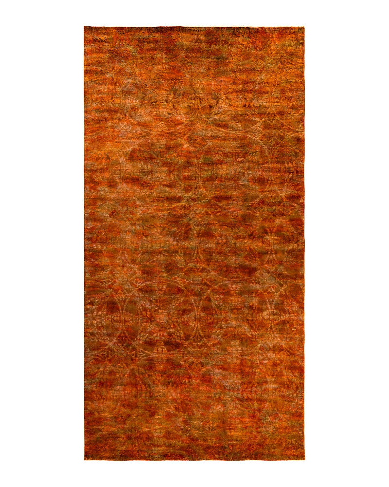 Bloomingdale's Fine Vibrance M1828 Area Rug, 6'1 X 12'3 In Orange