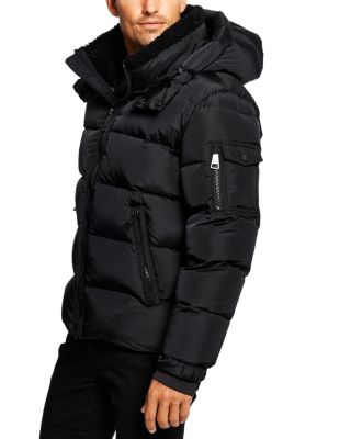 Frontier Quilted Hooded Zip Front Jacket