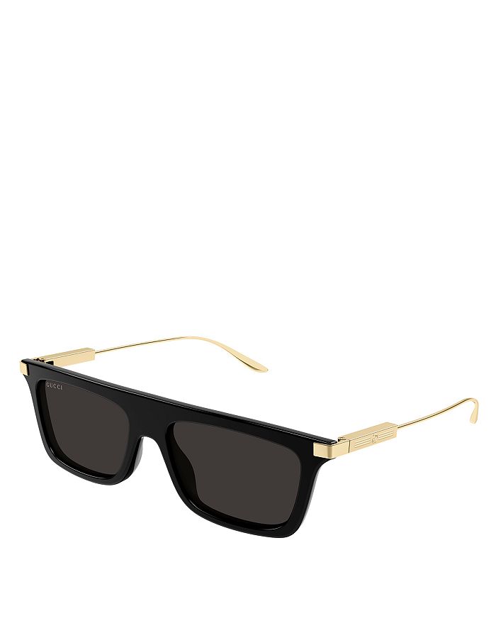 Gucci Rectangular Sunglasses, 55mm | Bloomingdale's