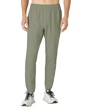 Beyond Yoga Take It Easy Athletic Pants In Grey Sage
