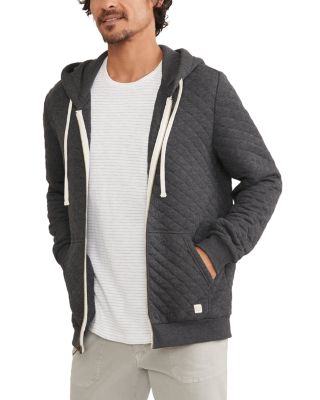 Quilted Zip Hoodie