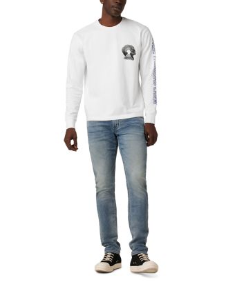 Hudson Blake Slim Straight Fit Jeans in Palisades Blue | Bloomingdale's