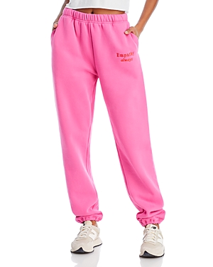 THE MAYFAIR GROUP EMPATHY ALWAYS EMBROIDERED SWEATPANTS