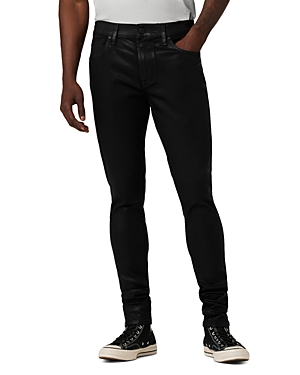 Hudson Zack Skinny Fit Jeans In Black Wax