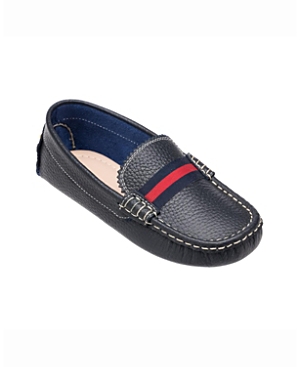 Elephantito Boys Hand-stitched Club Loafer - Toddler In Navy