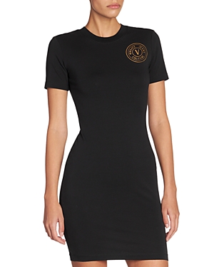 Versace Jeans Couture Logo Jersey Tee Dress