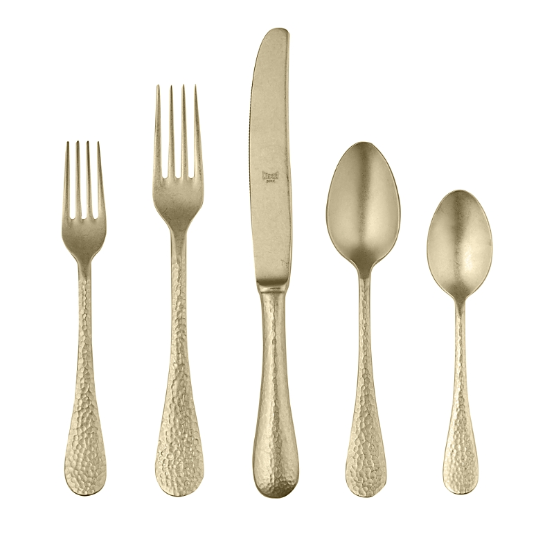 Mepra Epoque 5-piece Flatware Set In Gold
